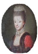 Jens Juel Portrait of Agnete Marie Hielmstierne (1753-1838), wife of Marcus Gerhard Rosen Crone Spain oil painting artist